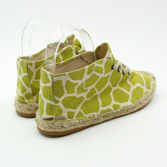 BETTYE MULLER Womens Lime Green Animal Print Espadrille Shoes - Picture 8 of 12